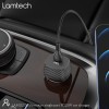 LAMTECH PREMIUM FAST IN-CAR CHARGER TYPE-C PD25W BLACK