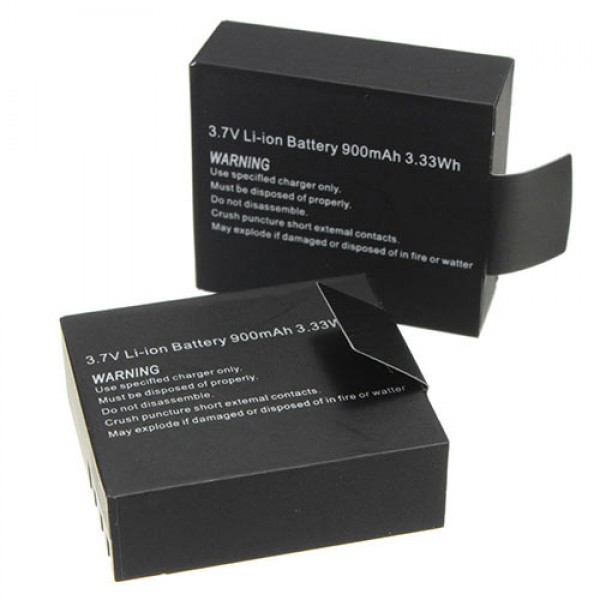 LAMTECH RECHARGEABLE Li-ion  BATTERY 3.7V 900mAh FOR ACTION CAMERA BULK