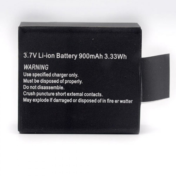 LAMTECH RECHARGEABLE Li-ion  BATTERY 3.7V 900mAh FOR ACTION CAMERA BULK