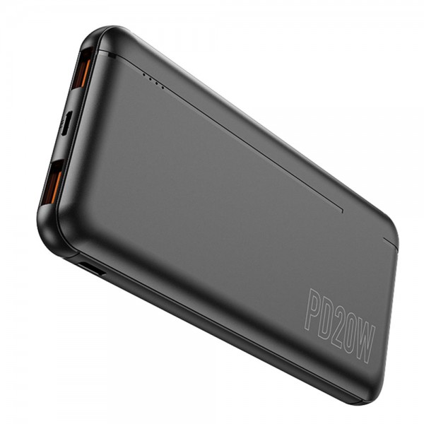 LAMTECH POWERBANK 10000MAH QC3,0+PD20W BLACK