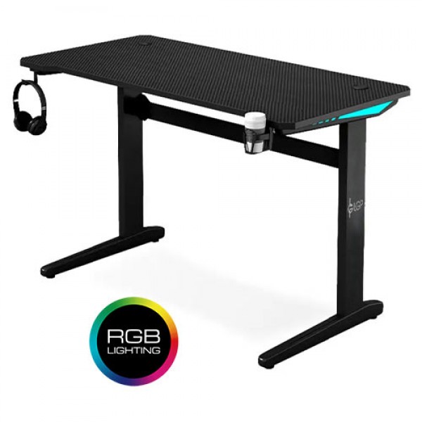 LGP GAMING TABLE WITH RGB LED EFFECTS BLACK