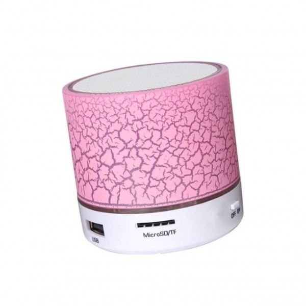 LAMTECH BLUETOOTH SPEAKER LED LIGHT WITH FM PINK