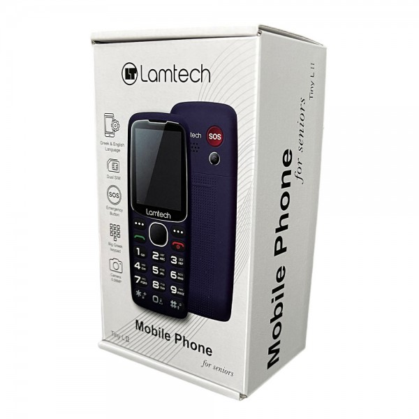 LAMTECH MOBILE PHONE 2.4' GR DUAL SIM TINY L II BLUE