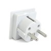 LAMTECH EU SCHUKO TO UK 16A TRAVEL ADAPTER