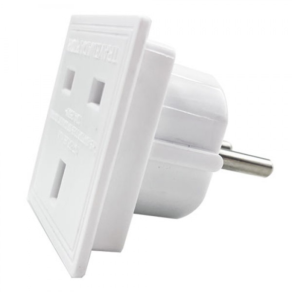 LAMTECH EU SCHUKO TO UK 16A TRAVEL ADAPTER