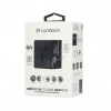 LAMTECH UNIVERSAL TRAVEL ADAPTER WITH 2 USB PORTS AC 6A BLACK