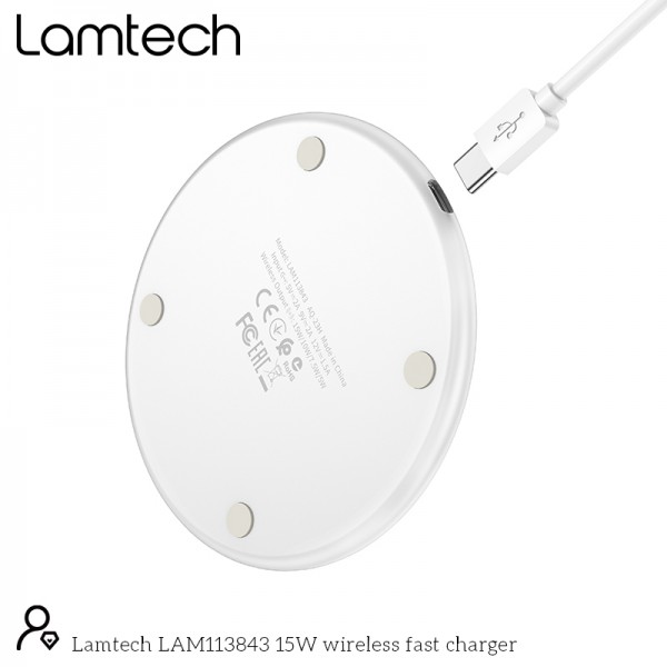 LAMTECH WIRELESS FAST CHARGER 15W