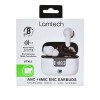 LAMTECH BT5.3 EARBUDS ANC & 4MIC ENC WITH LED CHARGING CASE WHITE