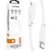 LAMTECH CHARGE AND DATA CABLE TYPE-C TO TYPE-C 60W 1M WHITE