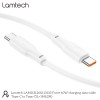 LAMTECH CHARGE AND DATA CABLE TYPE-C TO TYPE-C 60W 1M WHITE