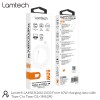 LAMTECH CHARGE AND DATA CABLE TYPE-C TO TYPE-C 60W 1M WHITE