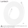 LAMTECH CHARGE AND DATA CABLE TYPE-C TO TYPE-C 60W 2M WHITE