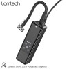 LAMTECH CAR TIRE PUMP DC12V 3.5BAR WITH LCD SCREEN