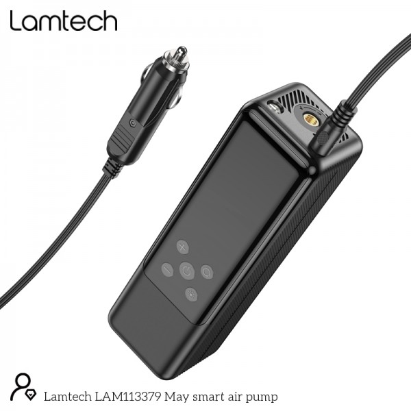 LAMTECH CAR TIRE PUMP DC12V 3.5BAR WITH LCD SCREEN