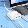 LAMTECH GAN FAST CHARGER 1xTYPE-C & 4xQC3.0 65W & EU CABLE 1.5M