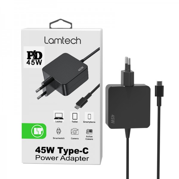 LAMTECH TYPE-C POWER ADAPTER 45W