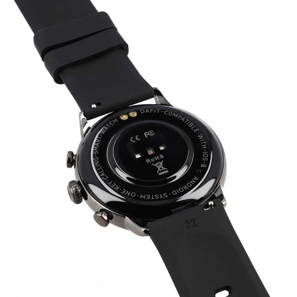 LAMTECH FASHIONABLE & TRENDY SMARTWATCH BT5.2 SUPER AMOLED BLACK