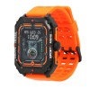 LAMTECH SPORT WATCH BT5.1 WITH HEALTH SENSOR & SPORT TRACKING SQUARE TFT 2.02' DISPLAY B.ORANGE