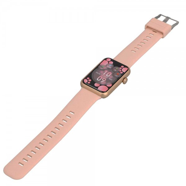 LAMTECH SMART WATCH BT5.1 WITH SPORT TRACKING PINK