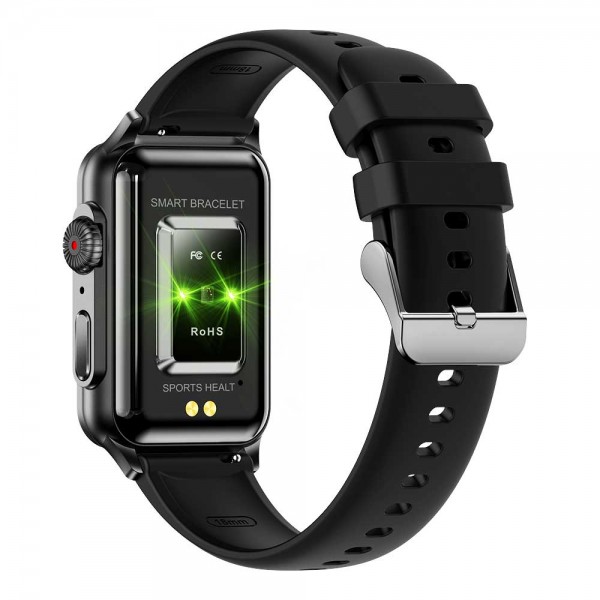 LAMTECH SMART WATCH BT5.1 WITH SPORT TRACKING & HEALTH SENSOR BLACK