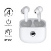 LAMTECH BLUETOOTH 5.0 TWS EARPHONES WITH CHARGING DOCK WHITE