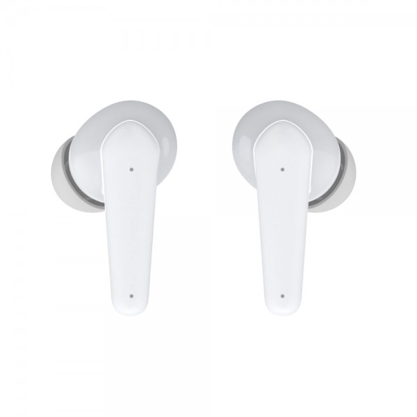 LAMTECH BLUETOOTH 5.0 TWS EARPHONES WITH CHARGING DOCK WHITE