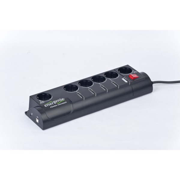 ENERGENIE PROGRAMMABLE SURGE PROTECTOR WITH 4 SOCKETS