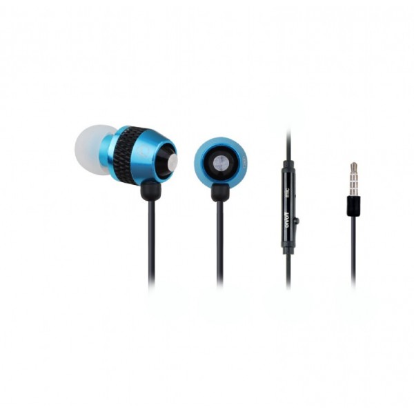 GEMBIRD METAL EARPHONES WITH MICROPHONE