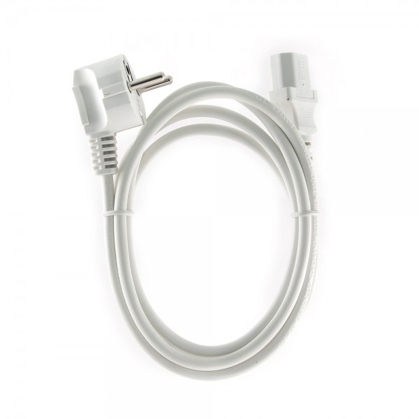 CABLEXPERT POWER CORD C13 VDE APPROVED WHITE 1,8m