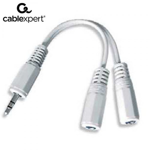 CABLEXPERT 3.5mm AUDIO SPLITTER CABLE 10cm