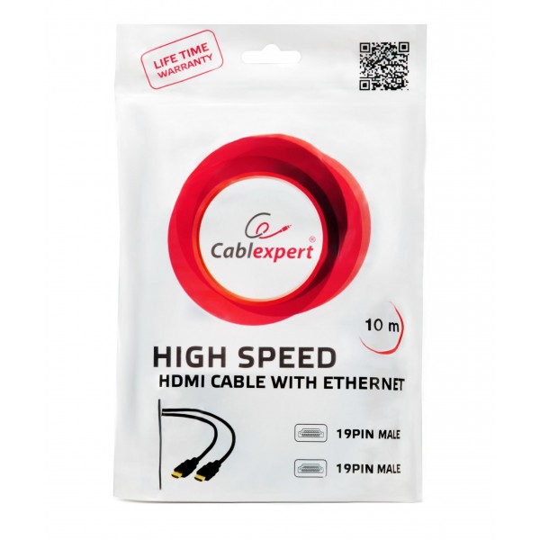 CABLEXPERT HDMI HIGH SPEED V2.0 4K MALE-MALE CABLE 15m BULK