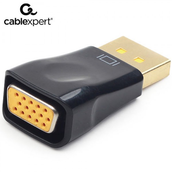 CABLEXPERT DISPLAY PORT TO VGA ADAPTER BLACK