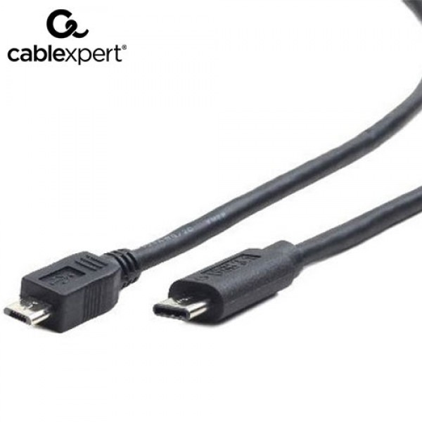 CABLEXPERT USB2.0 MICRO BM TO TYPE C CABLE (MICRO BM/CM) 1m