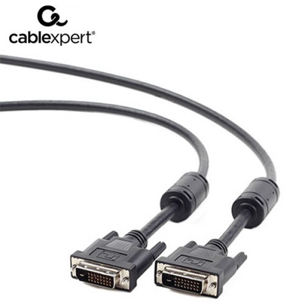 CABLEXPERT DVI VIDEO CABLE DUAL LINK BLACK 1,8m