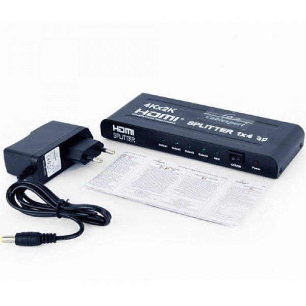 CABLEXPERT HDMI SPLITTER 4 PORTS