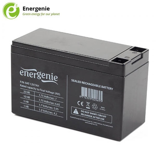 ENERGENIE LEAD BATTERY 12V 7AH