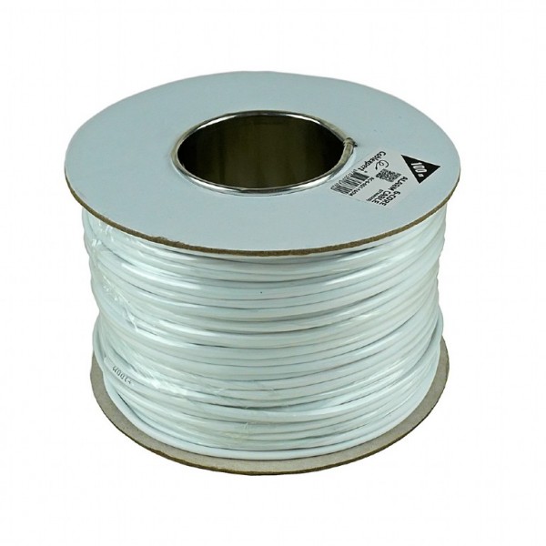 CABLEXPERT ALARM CABLE 100M ROLL WHITE SHIELDED