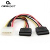 CABLEXPERT 2 x SERIAL ATA 15CM POWER CABLE