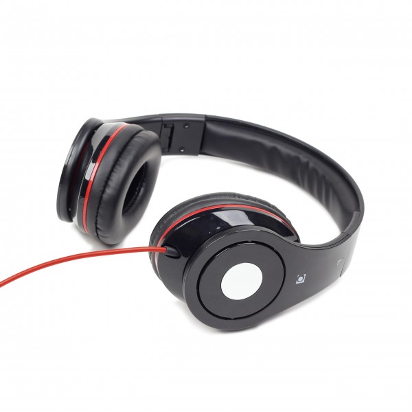 GEMBIRD FOLDING STEREO HEADPHONES WITH MIC DETROIT BLACK