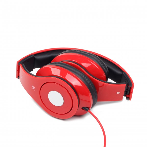 GEMBIRD FOLDING STEREO HEADPHONES WITH MIC DETROIT RED