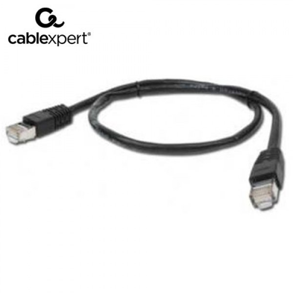 CABLEXPERT UTP PATCH CORD CAT5e BLACK 1M