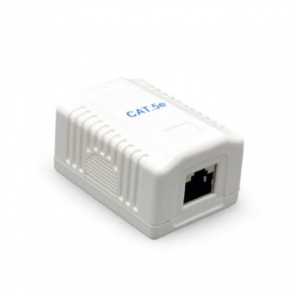 CABLEXPERT CAT5E UTP SINGLE PORT SURFACE MOUNT BOX