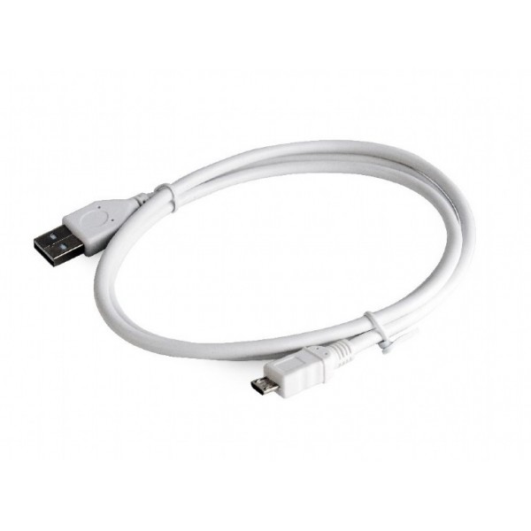 CABLEXPERT MICRO USB CABLE WHITE COLOR 1M