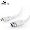 CABLEXPERT USB 3.0 AM TO TYPE-C CABLE 1M WHITE