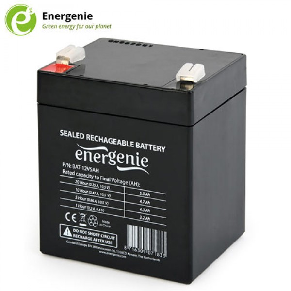 ENERGENIE LEAD BATTERY FOR UPS 12V 5 AH