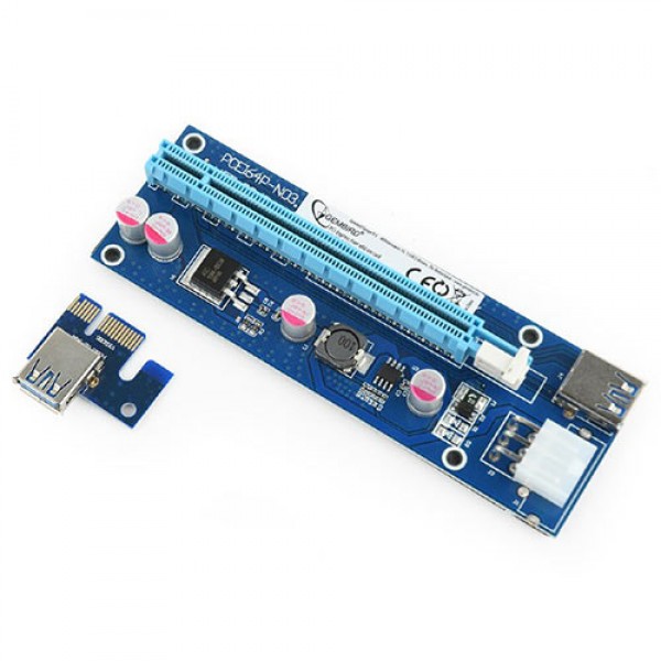 GEMBIRD PCI-EXPRESS RISER ADD ON CARD 6PIN POWER CONNECTOR