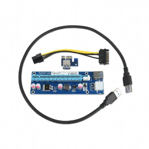 GEMBIRD PCI-EXPRESS RISER ADD ON CARD 6PIN POWER CONNECTOR