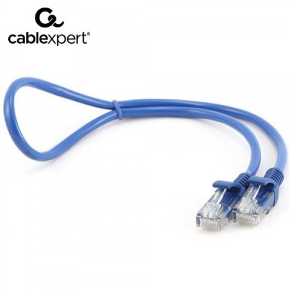 CABLEXPERT CAT5E UTP PATCH CORD 0,5M BLUE