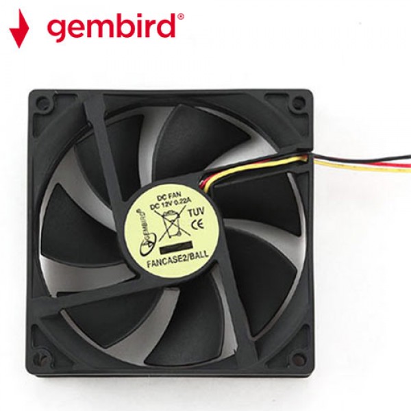 GEMBIRD PC FAN CASE 90MM SLEEVE BEARING