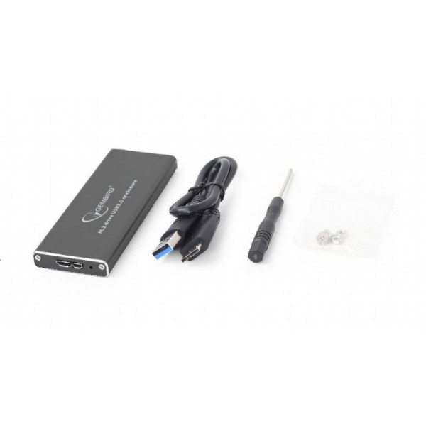 GEMBIRD M2 DRIVE USB3.0 ENCLOSURE BLACK